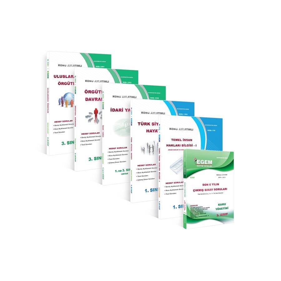 AÖF 3. SINIF SİYASET BİLİMİ VE KAMU YÖNETİMİ BAHAR DÖNEMİ KONU ANLATIMLI SORU BANKASI VE ÇIKMIŞ SINAV SORULARI