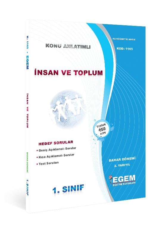 İNSAN VE TOPLUM(BAHAR DÖNEMİ) KONU ANLATIMLI SORU BANKASI(2.Yarıyıl)