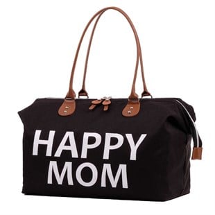 Happy Mom Bebek Bakım Çantası Siyah (Mommy Bag)