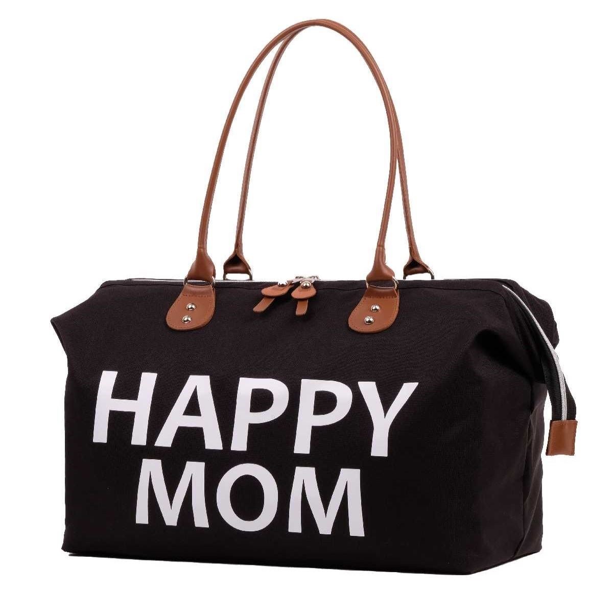 HappyMom - HappyMom Bebek Bakım Çantası Siyah (Mommy Bag) - 289,90 TL