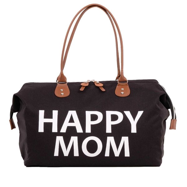 Happy Mom Bebek Bakım Çantası Siyah (Mommy Bag)