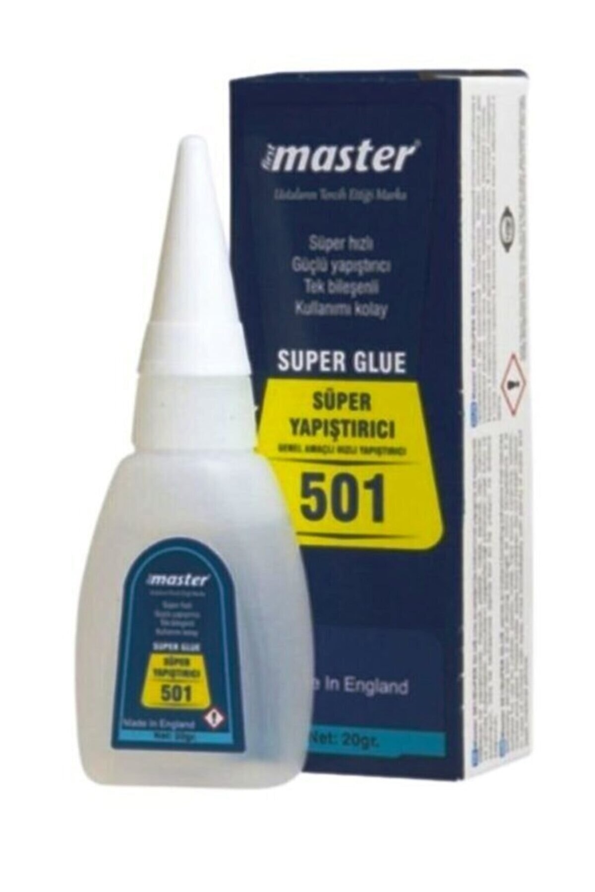MASTER 501 SÜPER YAPIŞTIRICI 20 gr 
