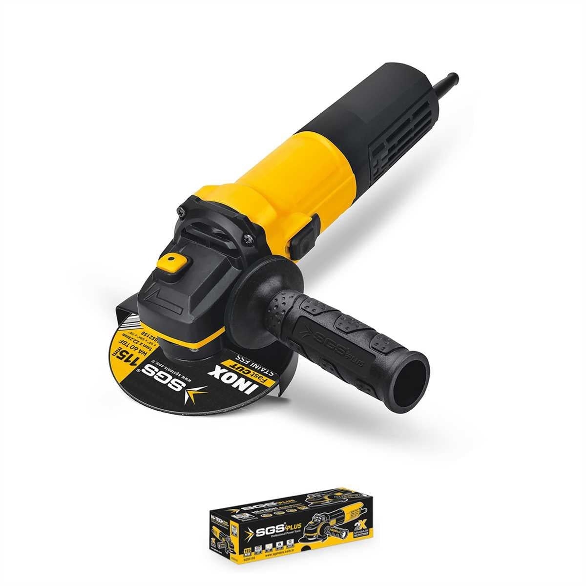 Sgs Avuç Taşlama Devir Ayarlı 115mm 750Watt SGS5111