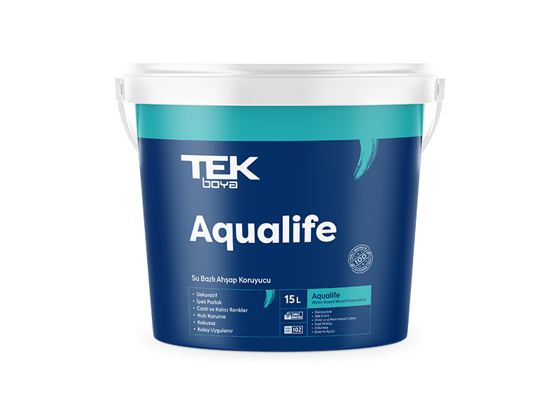 TEK Aqualife Ahşap Koruyucu 3/1 Renksiz