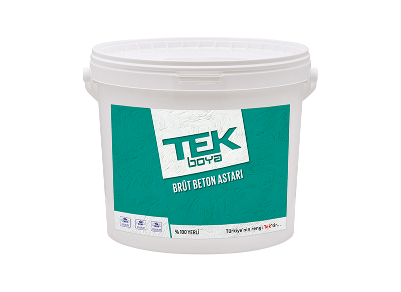 Tek Brüt Beton Astarı Yeşil 3/1