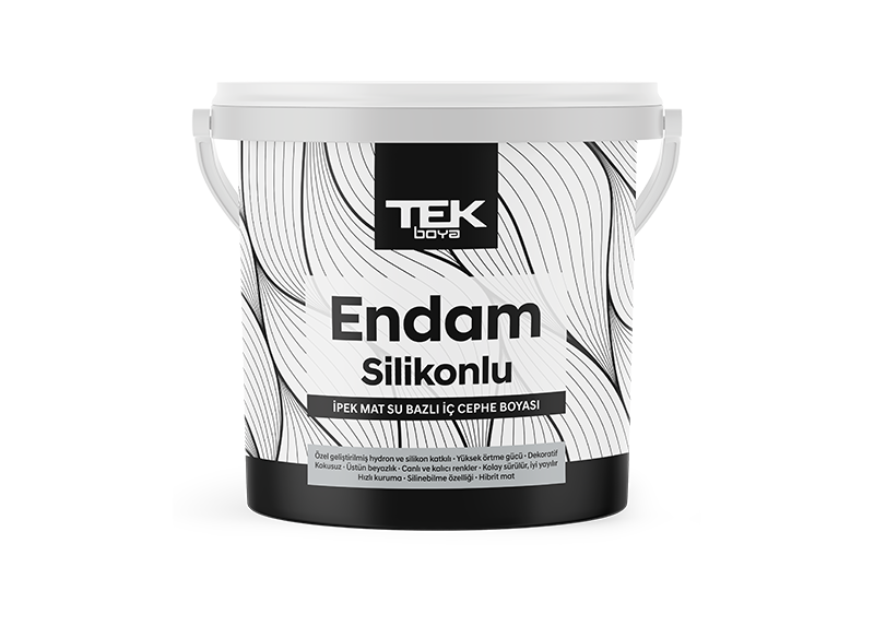 Tek Endam Silikonlu İpek Mat  Beyaz 10/1