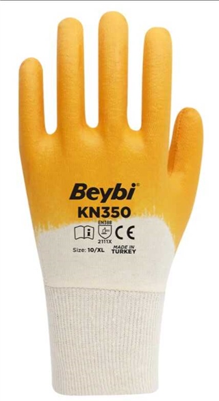 Beybi Sarı Nitril Eldiven Kn-350 (No:9)