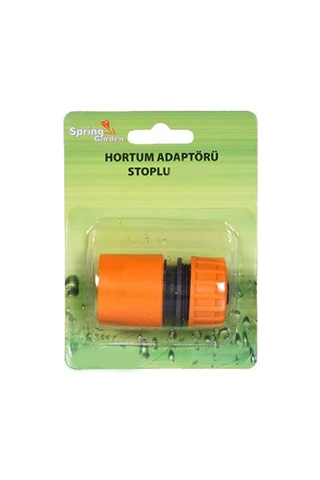 Spring Garden Hortum Adaptörü Stoplu 3/4