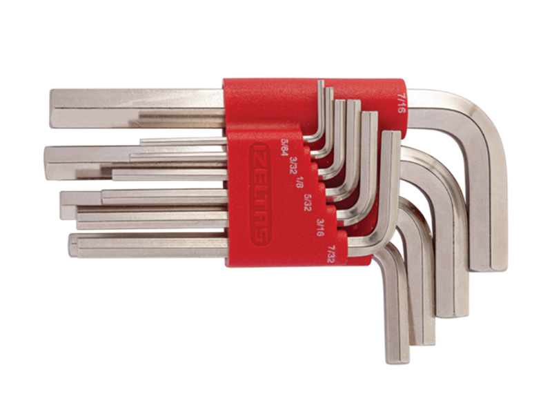 10'lu Alyan Anahtar Takımı Kısa Boy İzeltaş