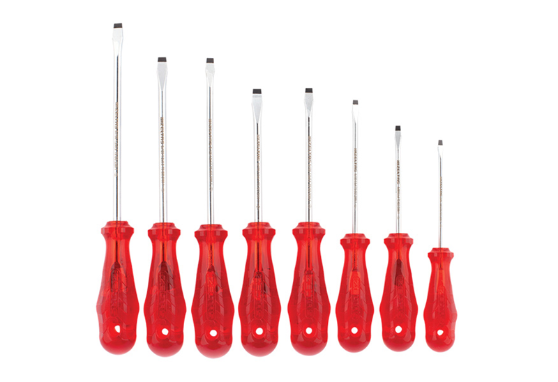 8'li Kraft Düz Uçlu Tornavida Seti İzeltaş