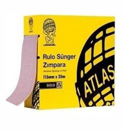 Atlas Rulo Sünger Zımpara 115mm*25mt 180 Kum (Metre)