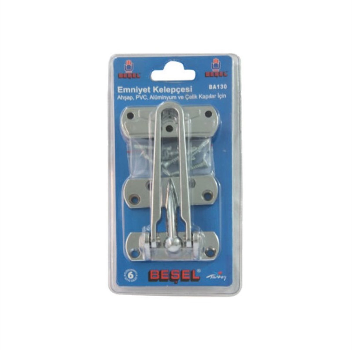 BEŞEL EMNİYET KELEPÇESİ KROM