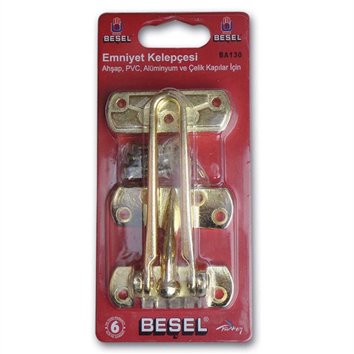 BEŞEL EMNİYET KELEPÇESİ SARI