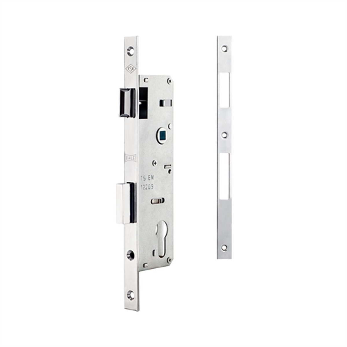 KALE PVC SİLİNDİRSİZ KİLİT 35mm KROM (K-153P35-1)
