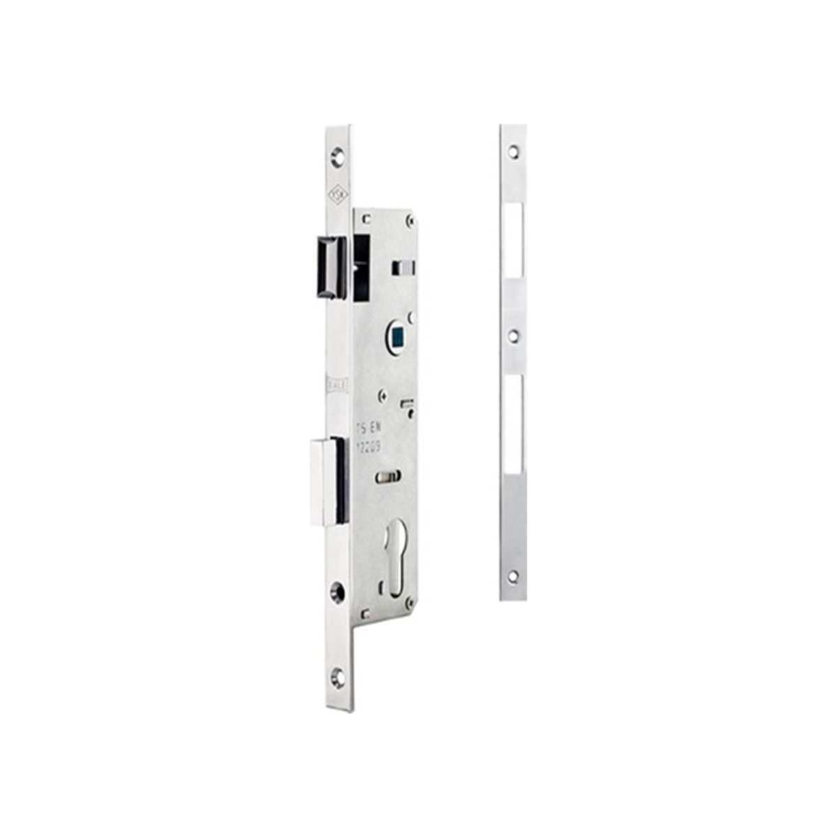 KALE SİLİNDİRLİ KİLİT DAR TİP 25mm NİKEL (K15325-2)