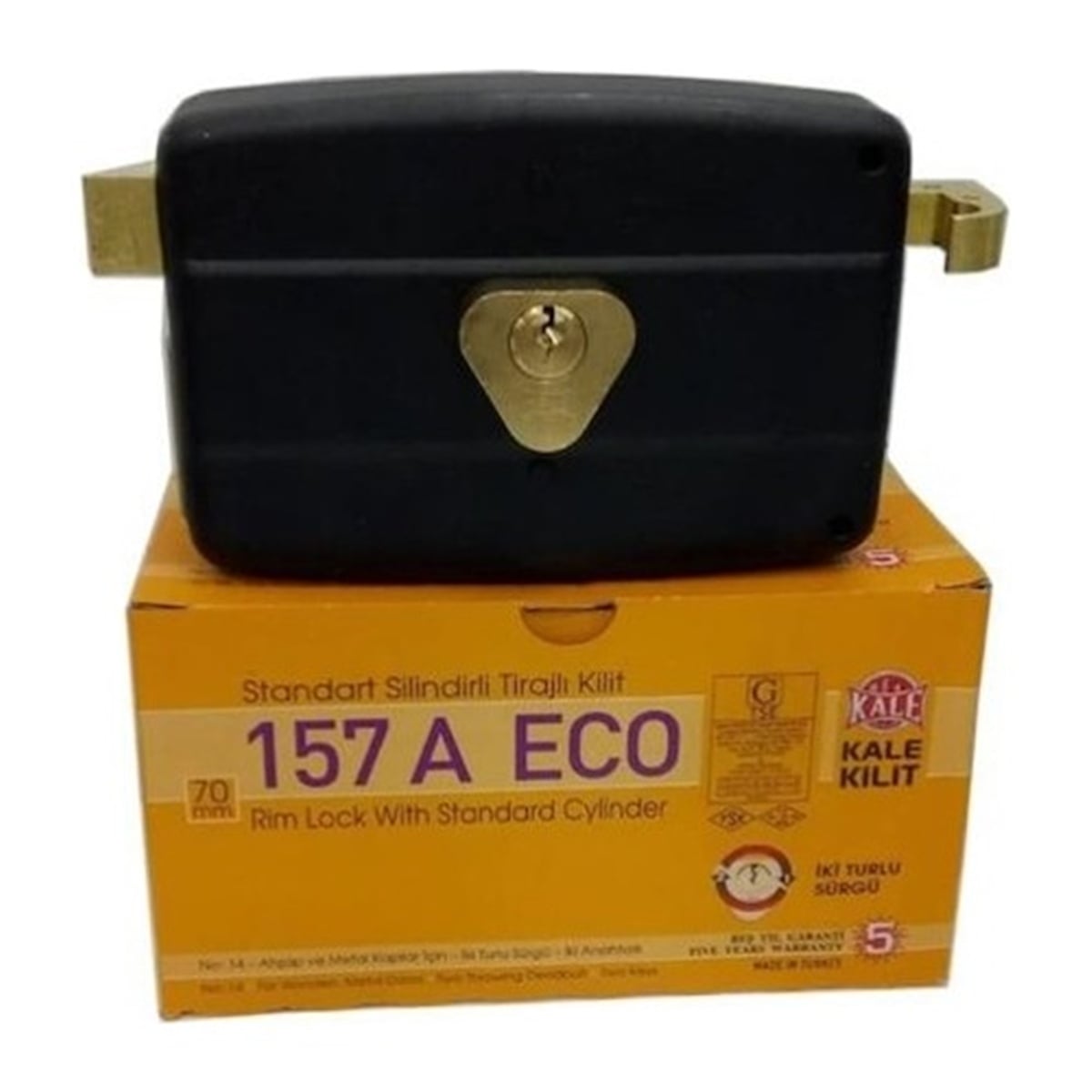 KALE SİLİNDİRLİ TRAJLI KİLİT ECO 14 mm