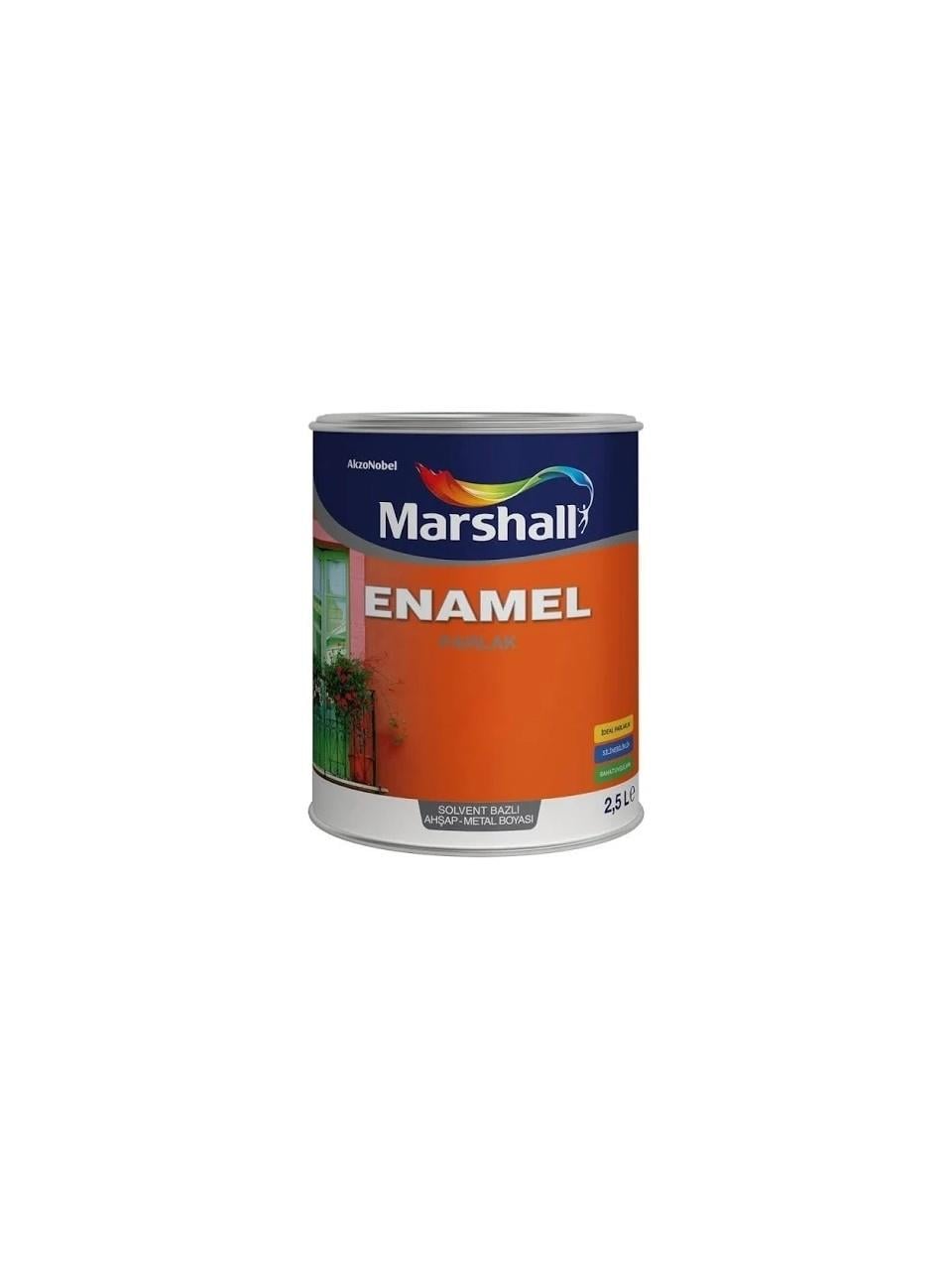 Marshall Enamel Parlak Bm Baz 2,5 lt