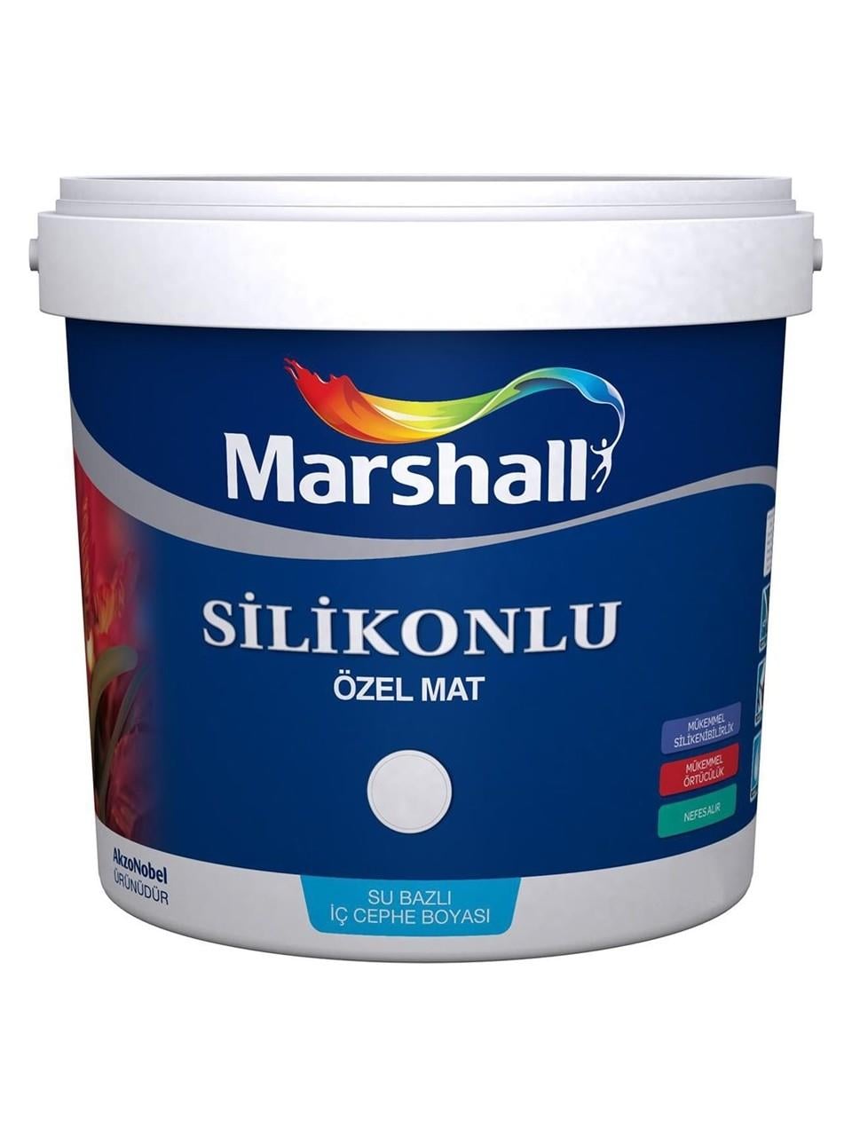 Marshall Silikonlu Özel Mat BW Baz 15 lt