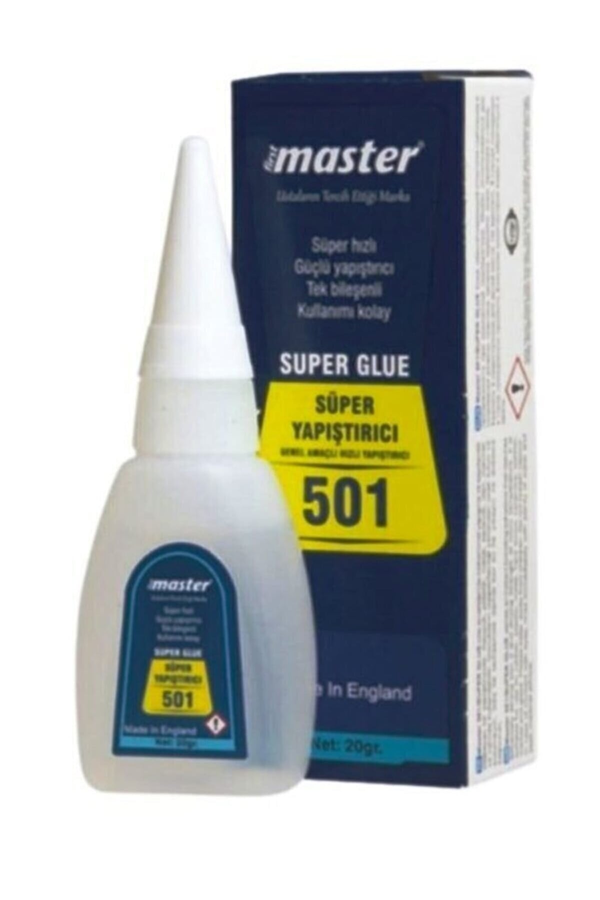 MASTER 501 SÜPER YAPIŞTIRICI 20 gr 