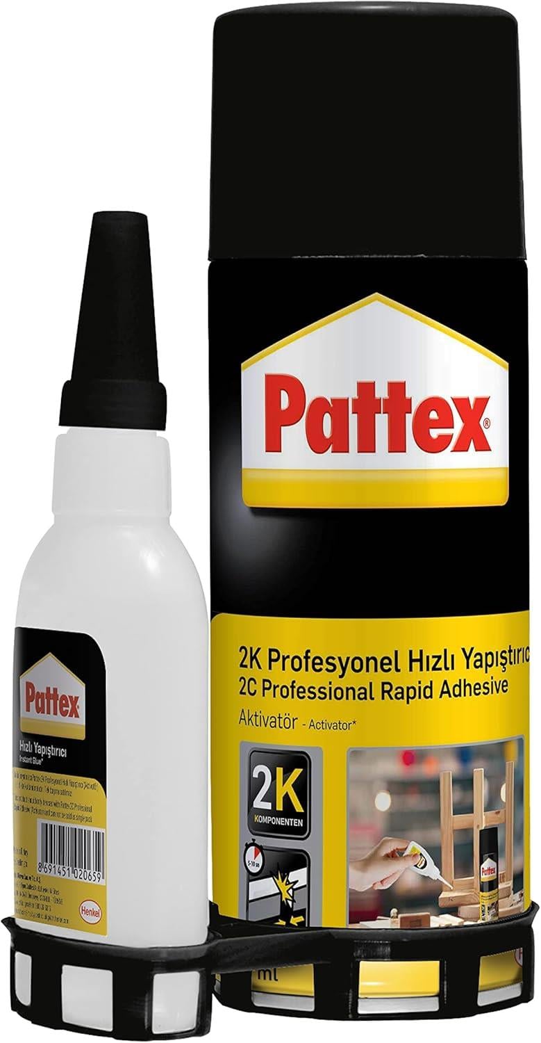 Pattex 2K Profesyonel Hızlı Yapıştırıcı 400+70 ml