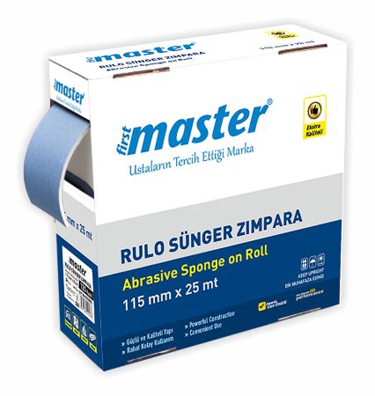 Rulo Sünger Zımpara 115mm*25mt 120 Kum (Metre)