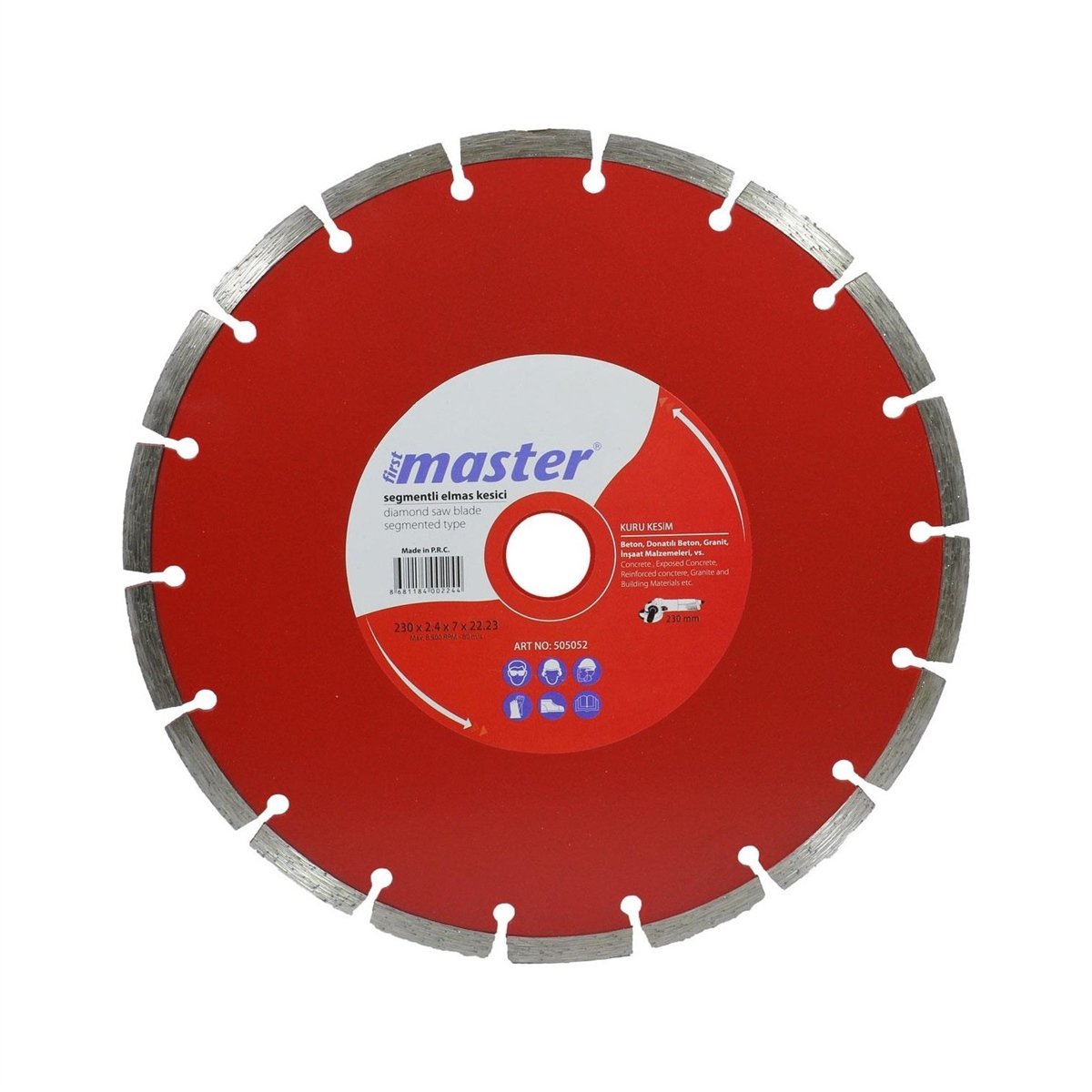 SEGMENTLİ ELMAS KESİCİ 230 mm 