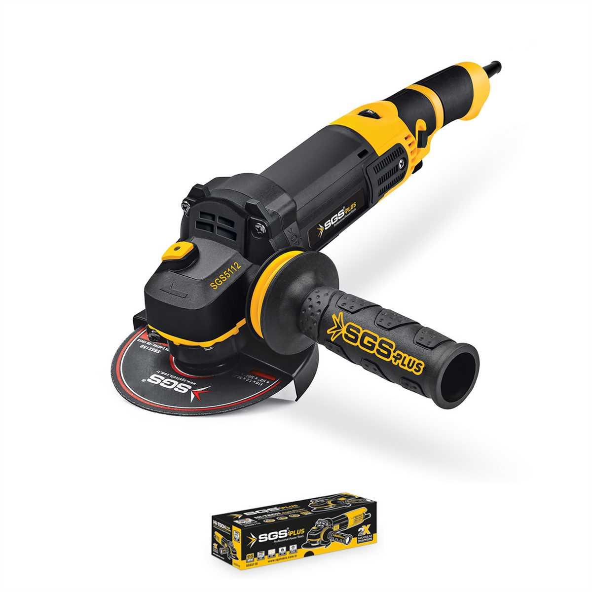Sgs Avuç Taşlama Devir Ayarlı 125mm 1010W SGS5112