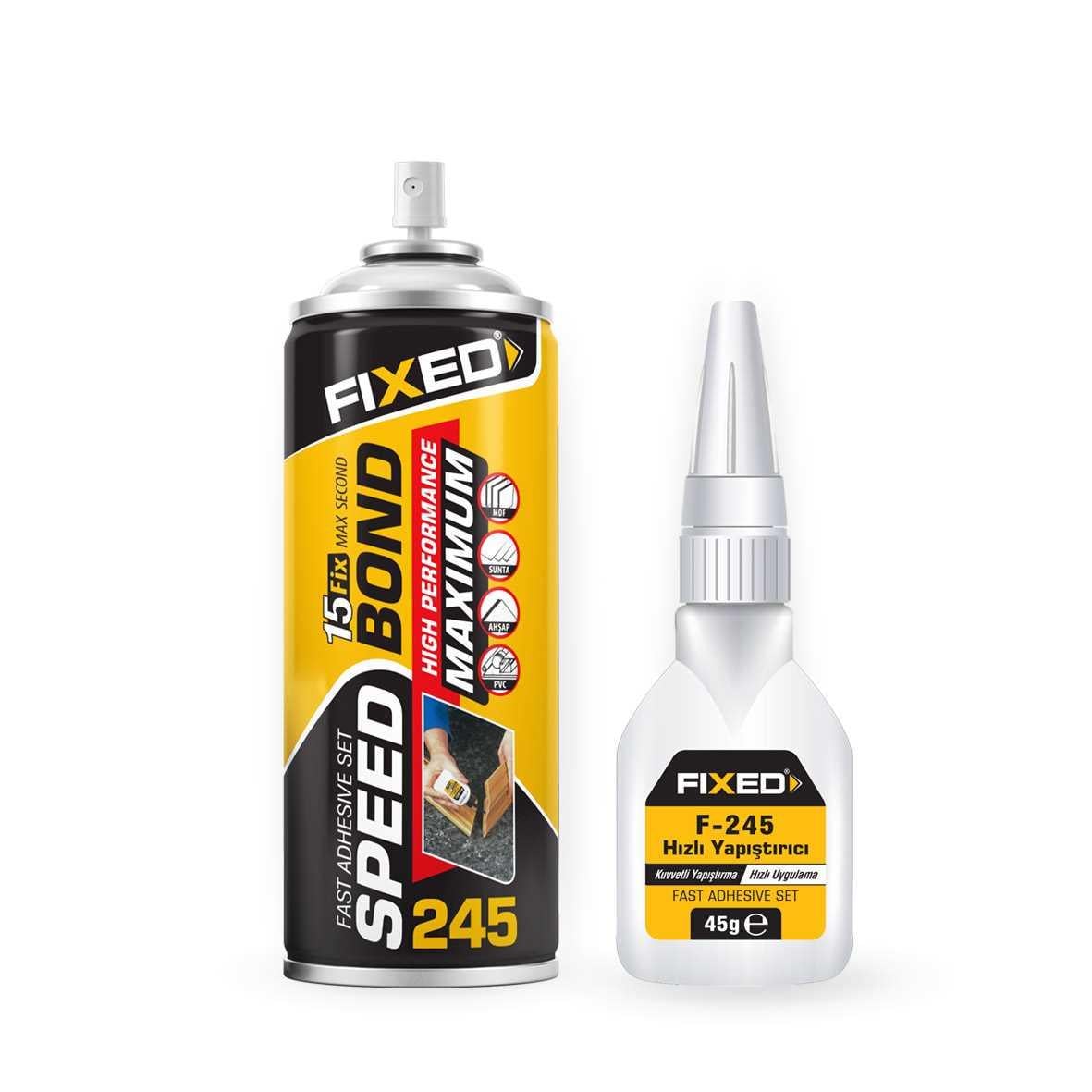 Sgs Fıxed Profesyonel Hızlı Yapıştırıcı 200+45ml F245