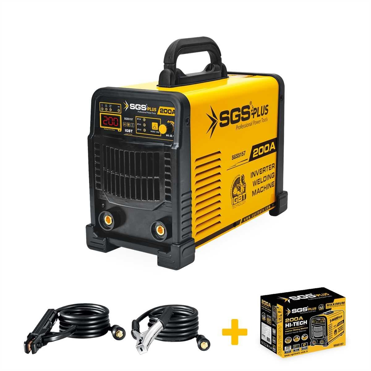 Sgs İnvertör Kaynak Makinesi 200A SGS5157