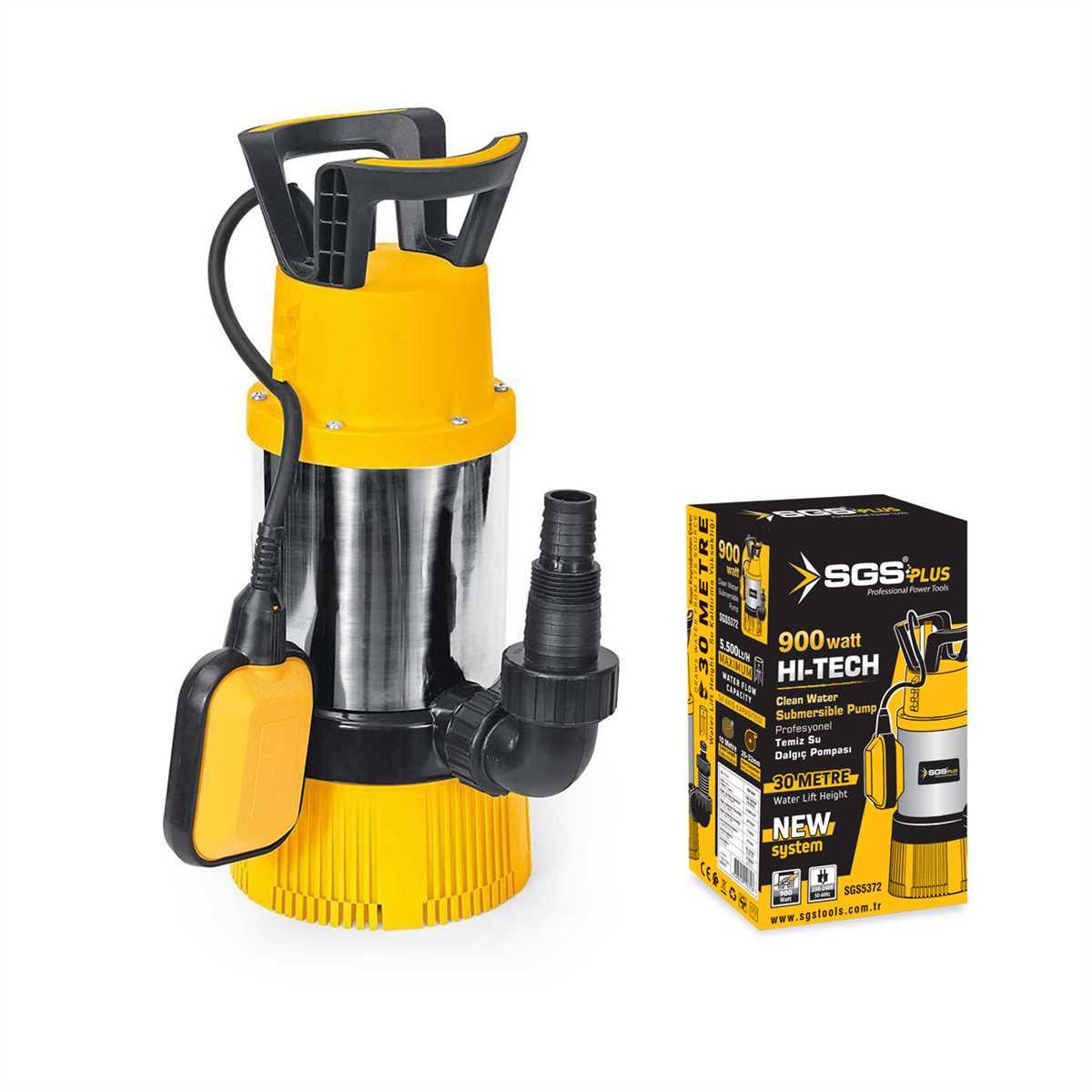 Sgs Temiz Su Dalgıç Pompası 900Watt (30 metre) SGS5372