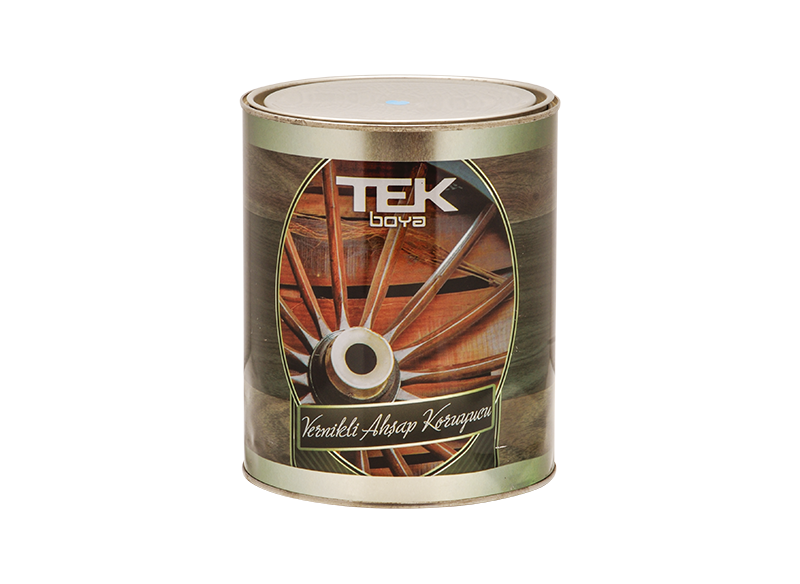 Tek Ahşap Koruyucu Vernikli Ceviz 3/1