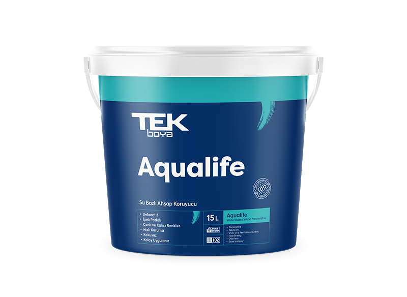 TEK Aqualife Ahşap Koruyucu 1/1 Renksiz
