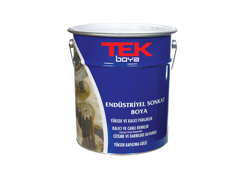 Tek Endüstriyel Son Kat Mat Siyah 3/1