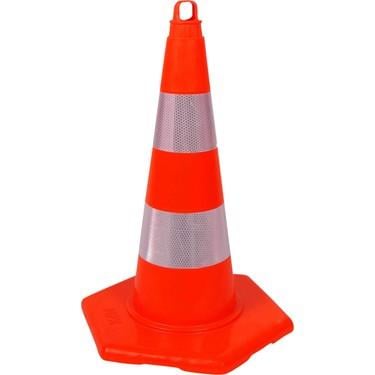 Trafik Konisi Çift Reflektifli 75cm