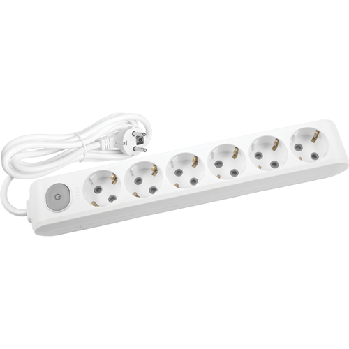 Viko 6'lı Topraklı Kablolu 2 Metre Anahtarlı
