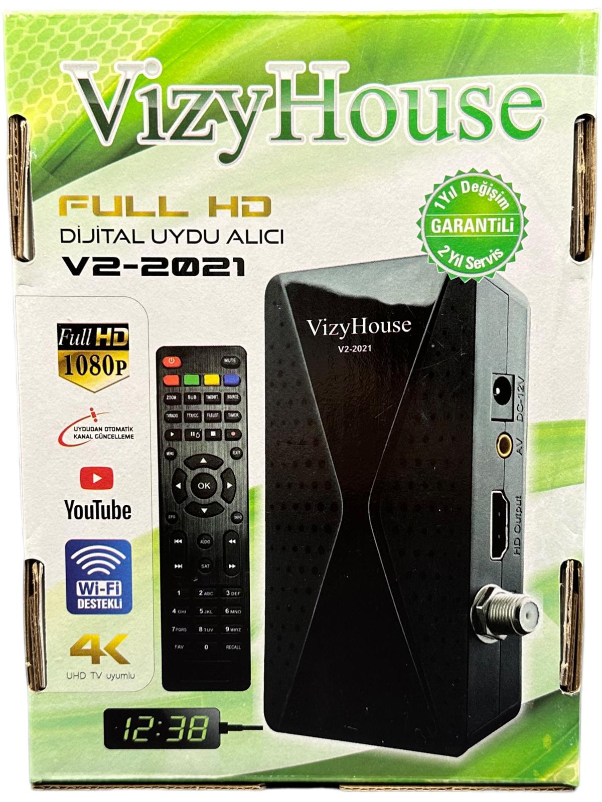 Vizy House Dijital Uydu Alıcı Mini HD/Wifi