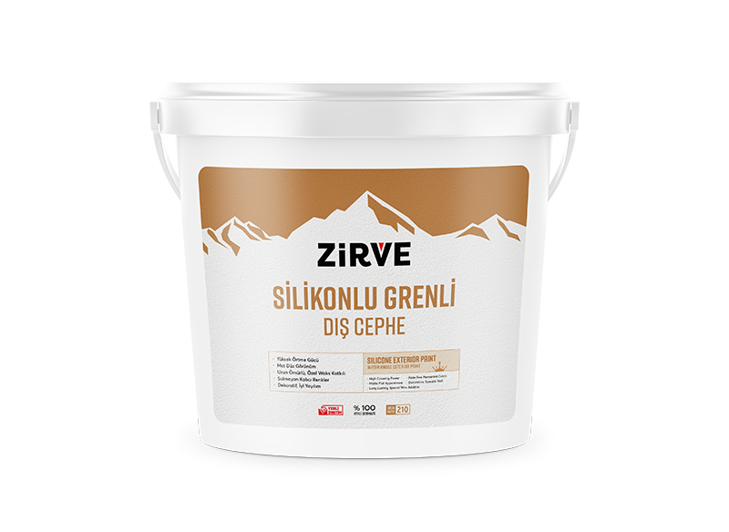 Zirve Grenli  Silikonlu Dış Cephe 20/1 Beyaz