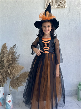 Kız Çocuk Cadı Kostümü