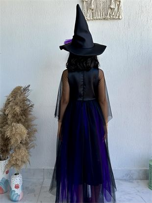 Kız Çocuk Cadı Kostümü