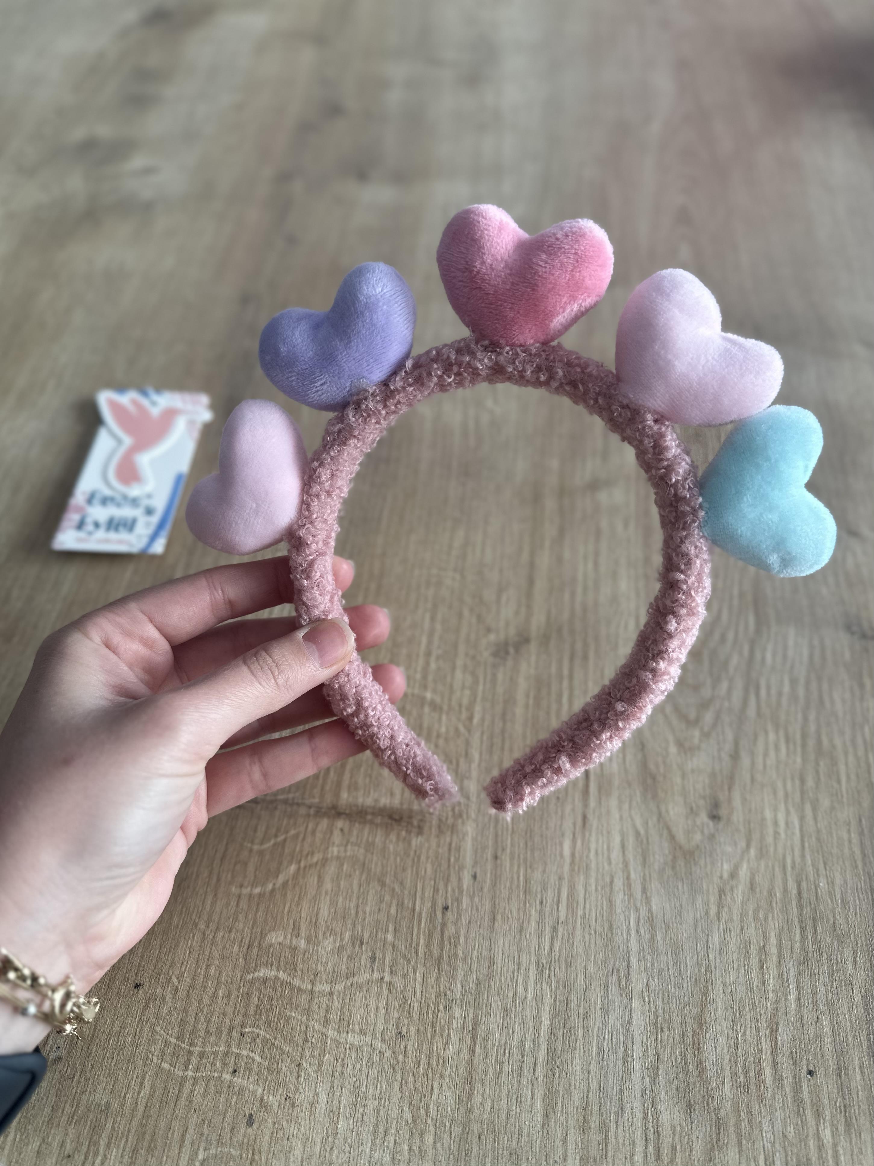 Gül Kurusu Kalpli Kız Çocuk Tacı