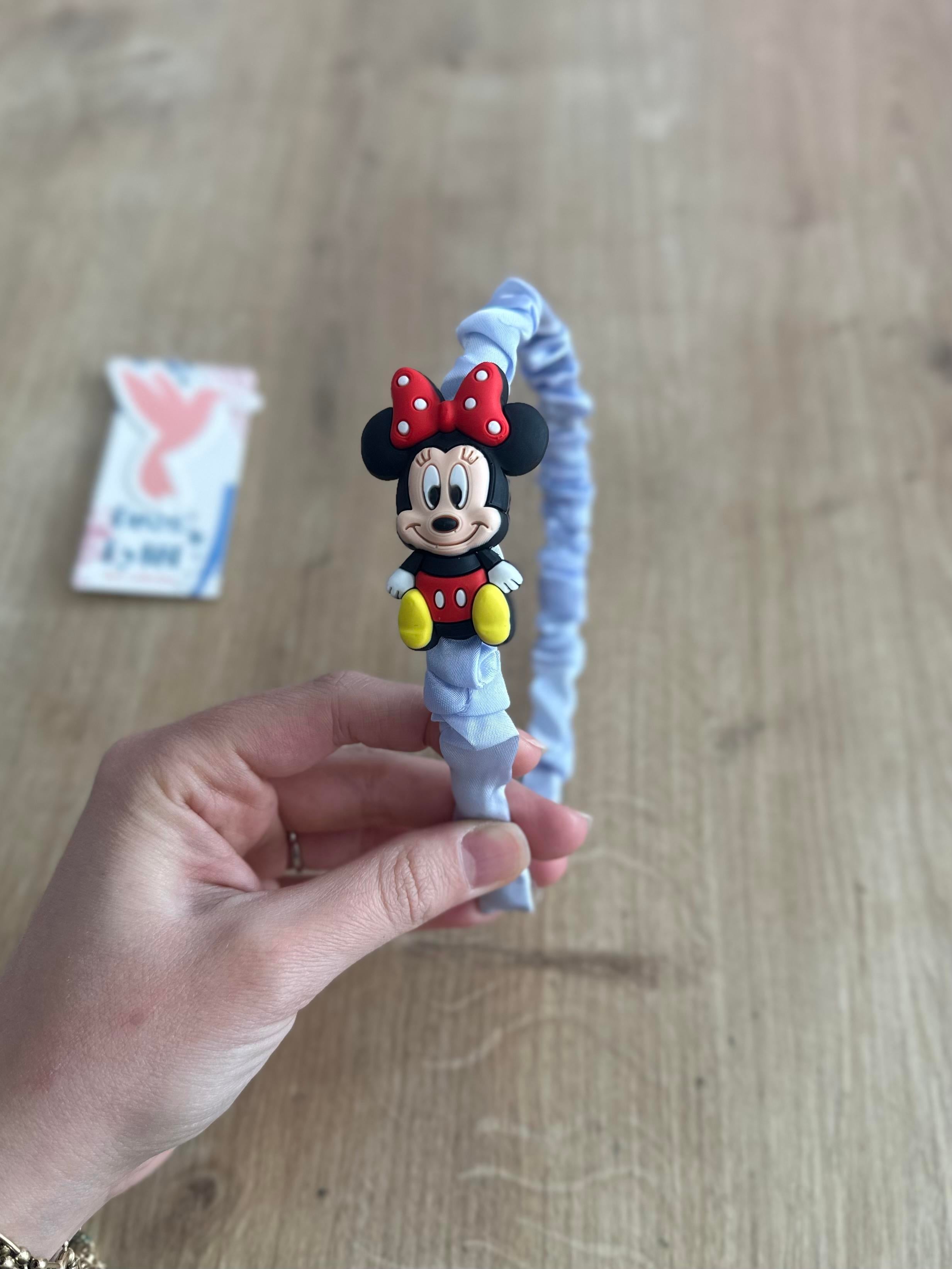 Mavi Minnie Mouse Kız Çocuk Tacı