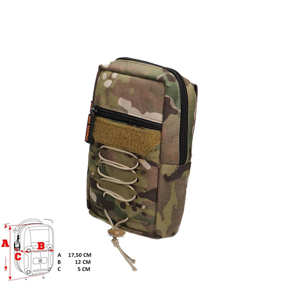 Dikey Yardımcı Cep (Multicam) - L