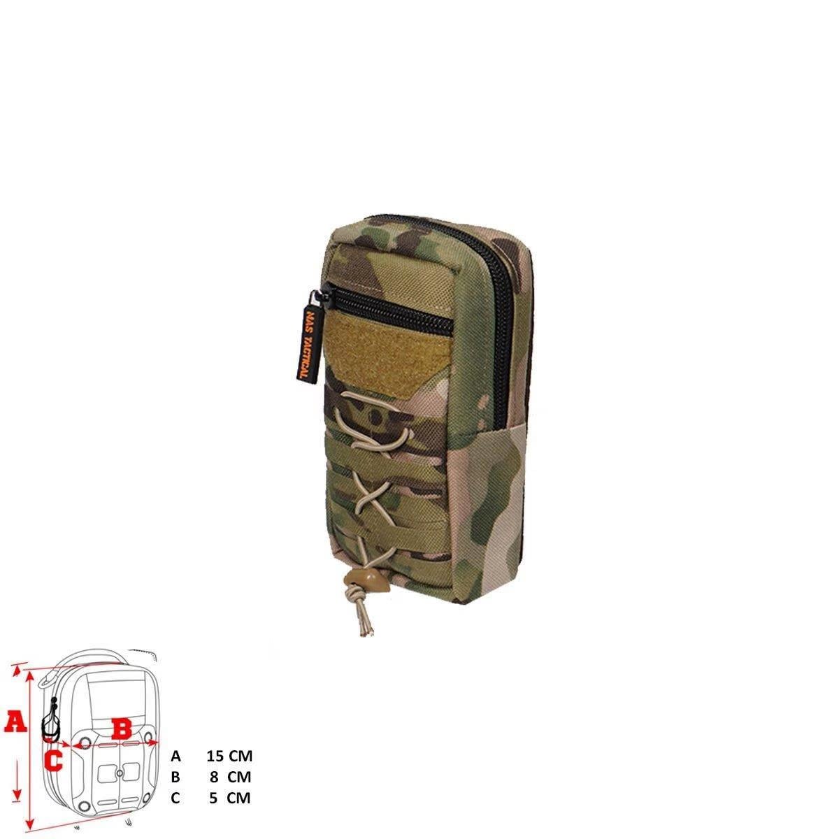 Dikey Yardımcı Cep (Multicam) - S