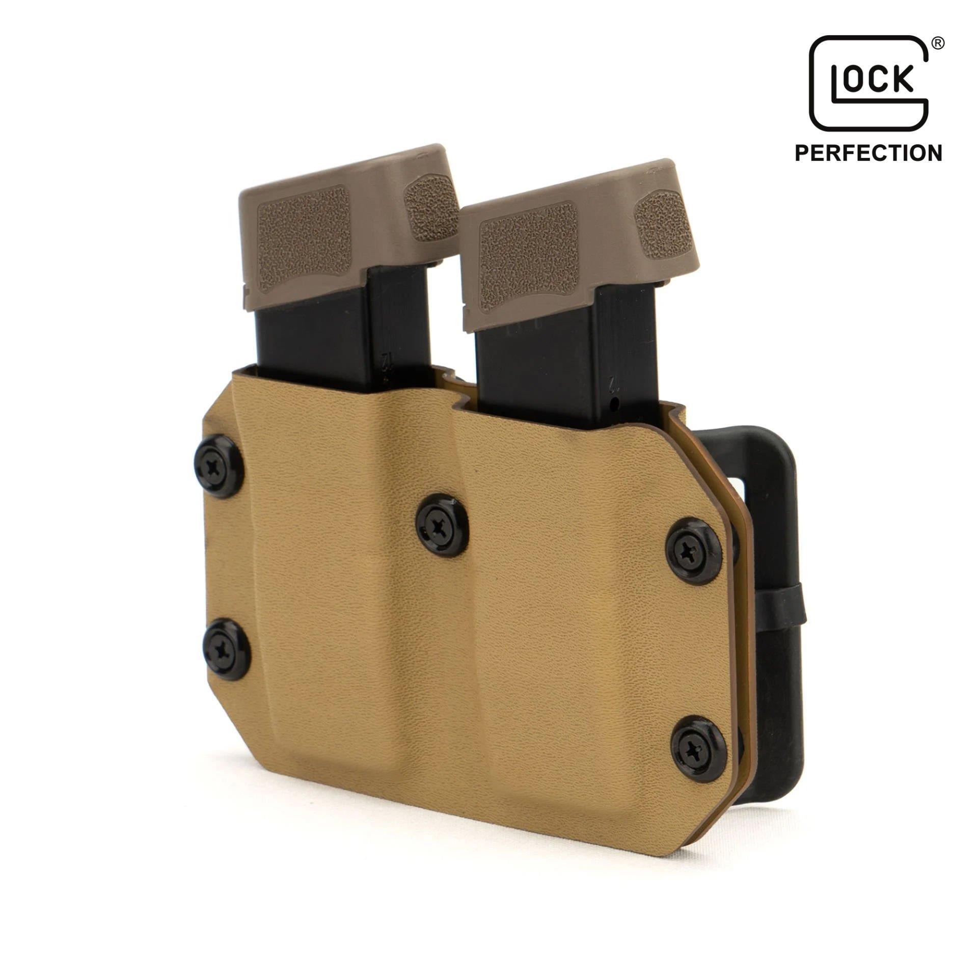 Kydex Şarjör Kılıfı 9mm Glock Tan