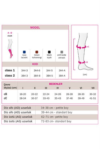 Mediven For Men varis çorabı