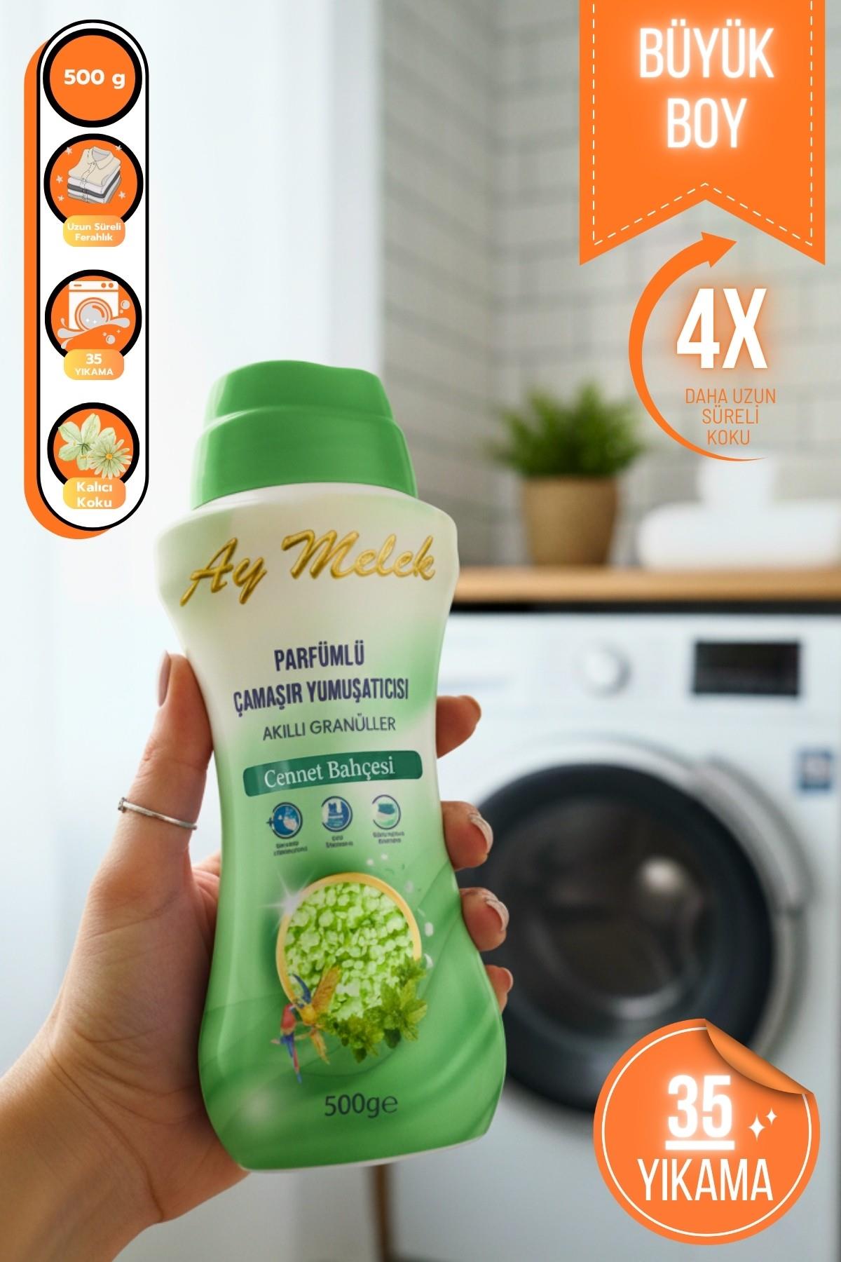 Çamaşır Parfümü 500gr Granül Parçacıklı Çamaşır Yumuşatıcısı (Cennet Bahçesi)