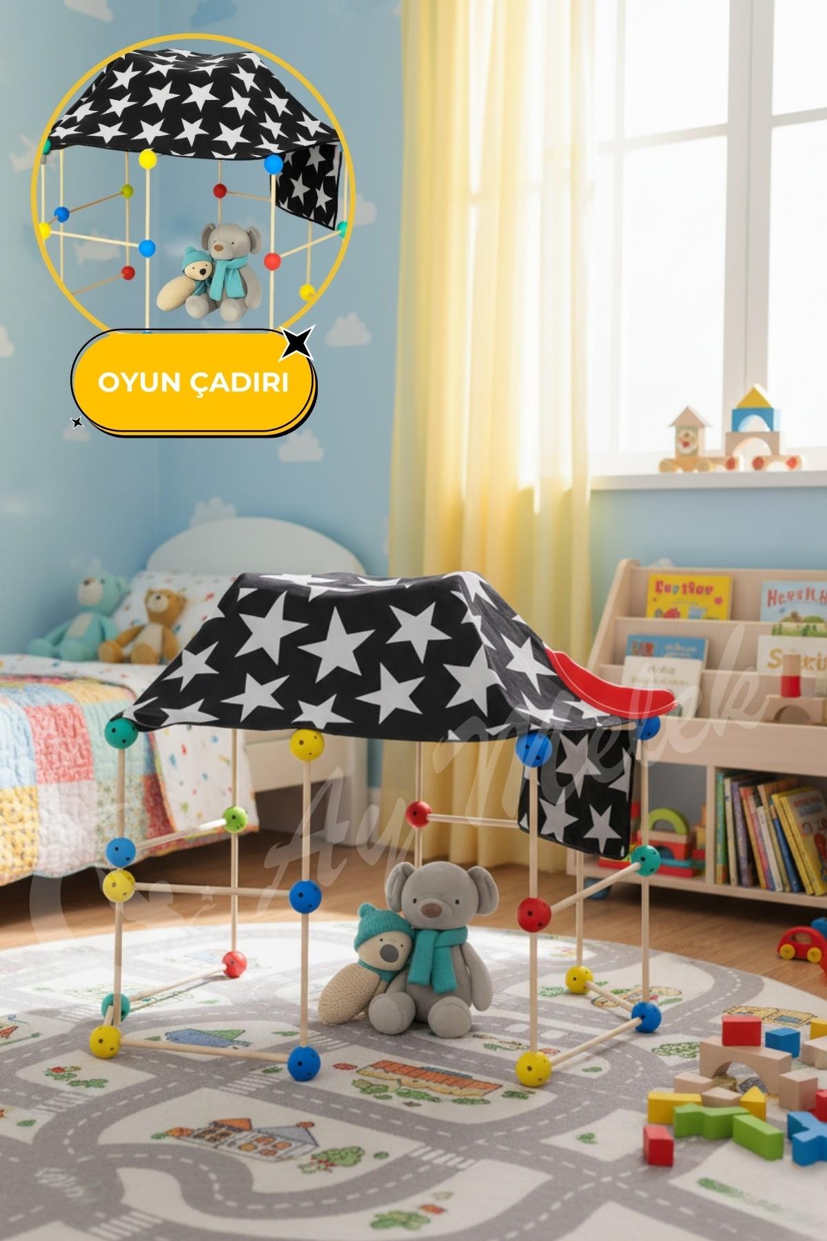 Çocuklar İçin Eğitici Oyun Çadırı | Kurulum Kolay | Geniş Oyun Alanı