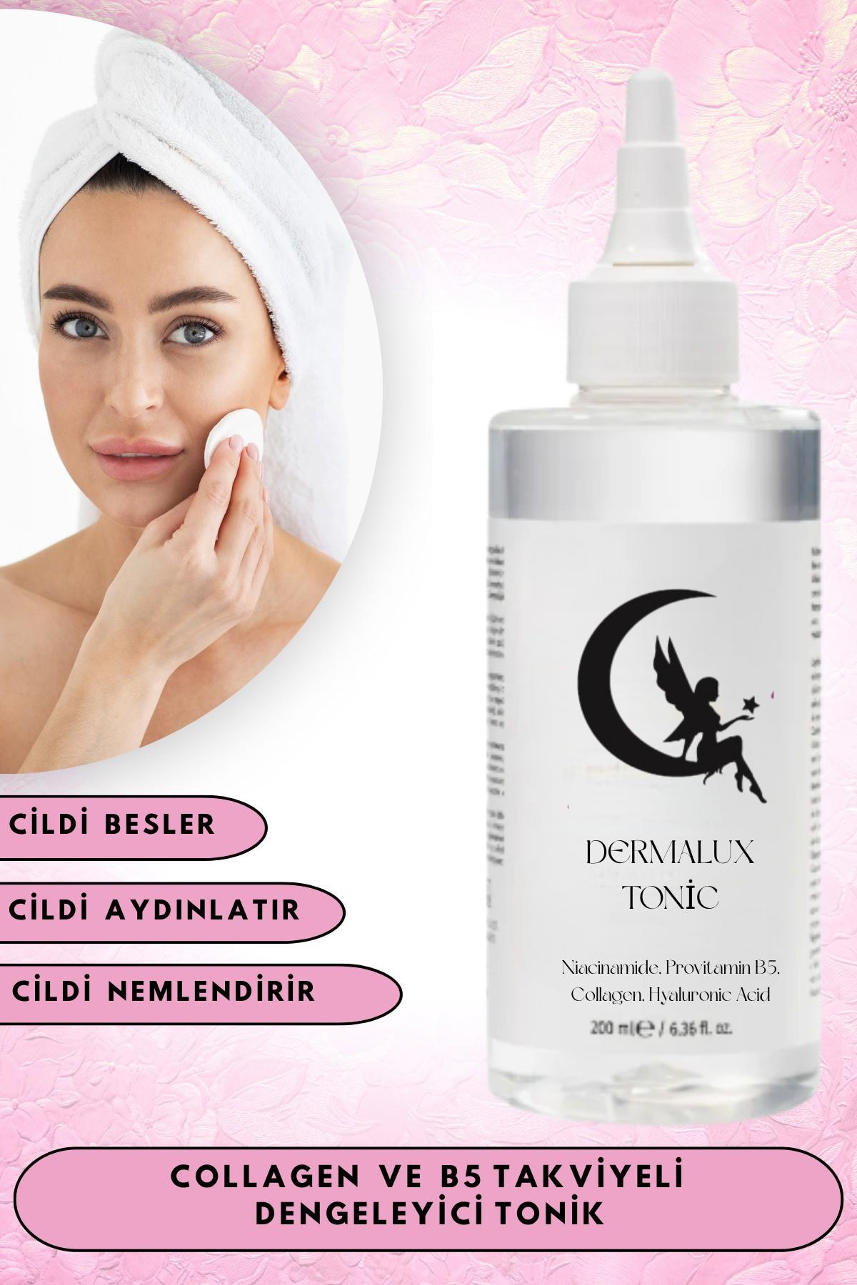 Collagen İçeren Sebum Dengeleyici Tonik - 200 ml (Kolajen ve B5 Takviyeli)