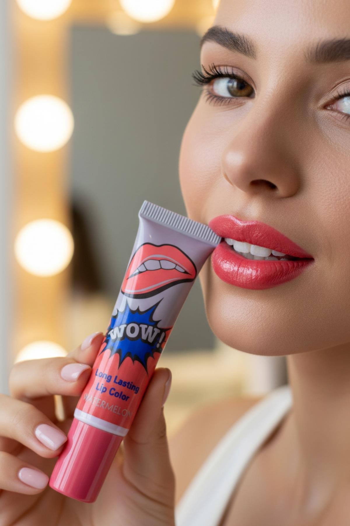 Kadın Dudak Bakım Kremi Nemlendirici Renkli Soyulabilir Ruj