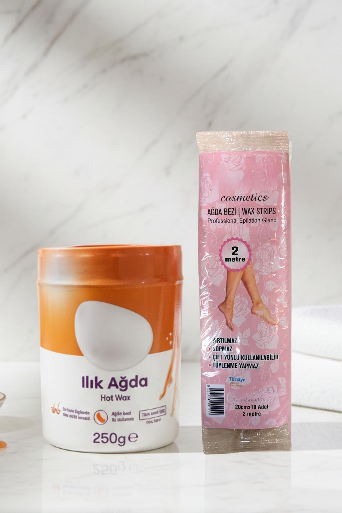 Kadın Tüm Cilt Tipleri İçin Ilık Ağda ve Ağda Bezi